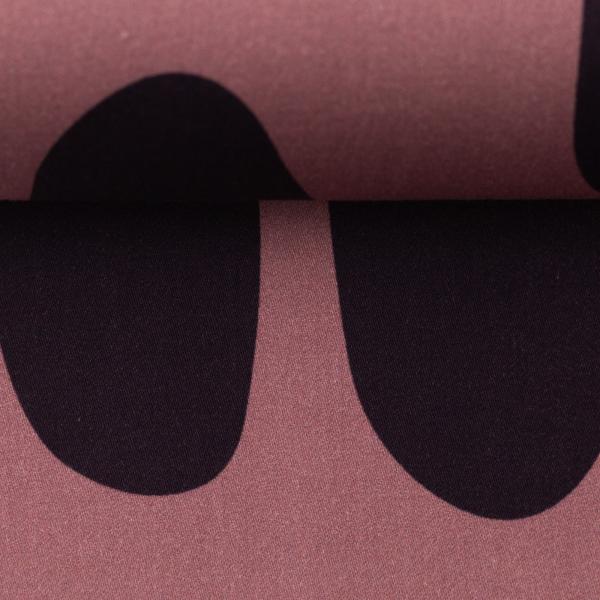 Stretch-Baumwoll-Elasthan - Marvelous Two Tones by lycklig design - altrosa